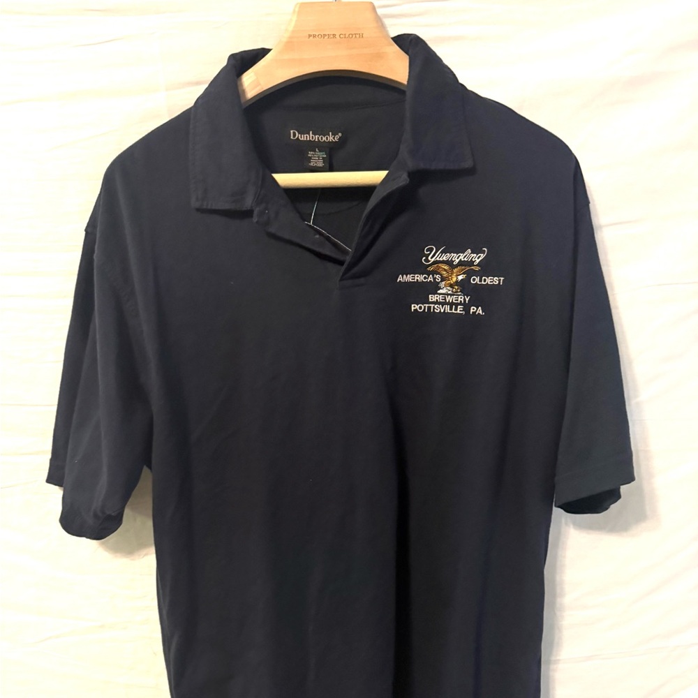 YUENGLING BREWERY beer polo shirt Large embroidered